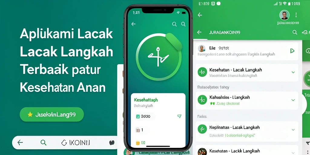 Antarmuka JURAGANKOIN99 saat melacak langkah harian.